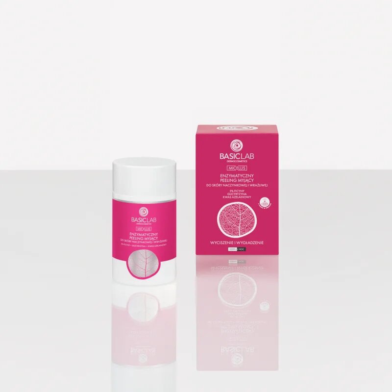 BasicLab Dermocosmetics Micellis enzymatický peeling proti začervenání pleti 35 g