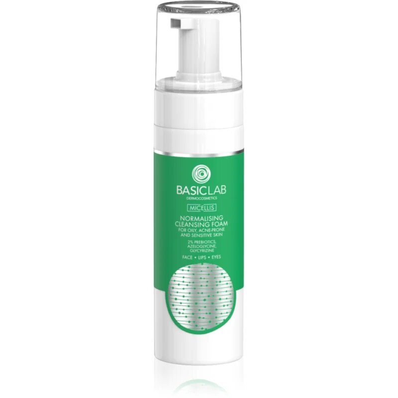 BasicLab Dermocosmetics Micellis jemná čisticí pěna pro mastnou pleť se sklonem k akné 150 ml