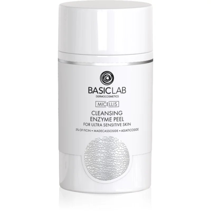 BasicLab Dermocosmetics Micellis jemný enzymatický peeling pro velmi citlivou pleť 35 g