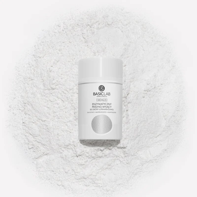 BasicLab Dermocosmetics Micellis jemný enzymatický peeling pro velmi citlivou pleť 35 g