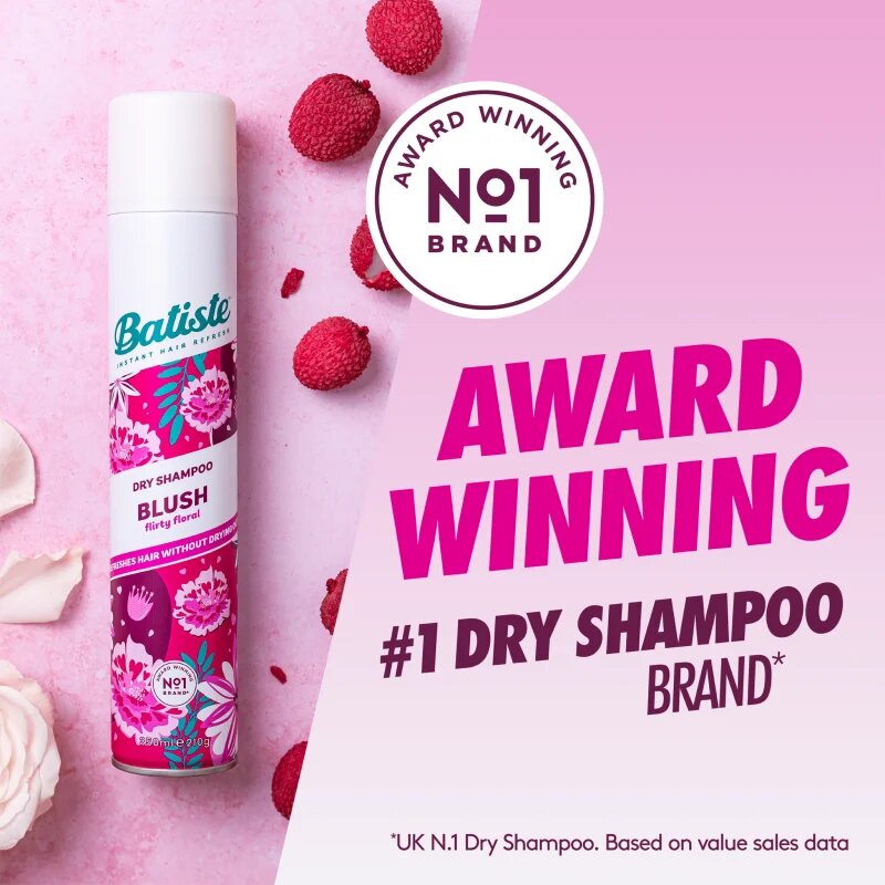Batiste Blush osvěžující suchý šampon 350 ml