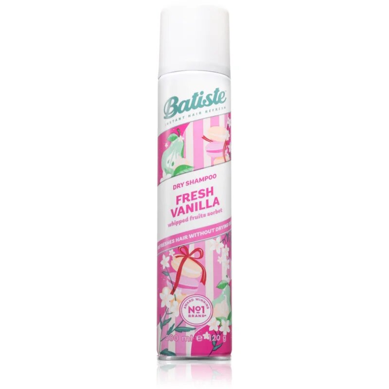 Batiste Fresh Vanilla suchý šampon 200 ml