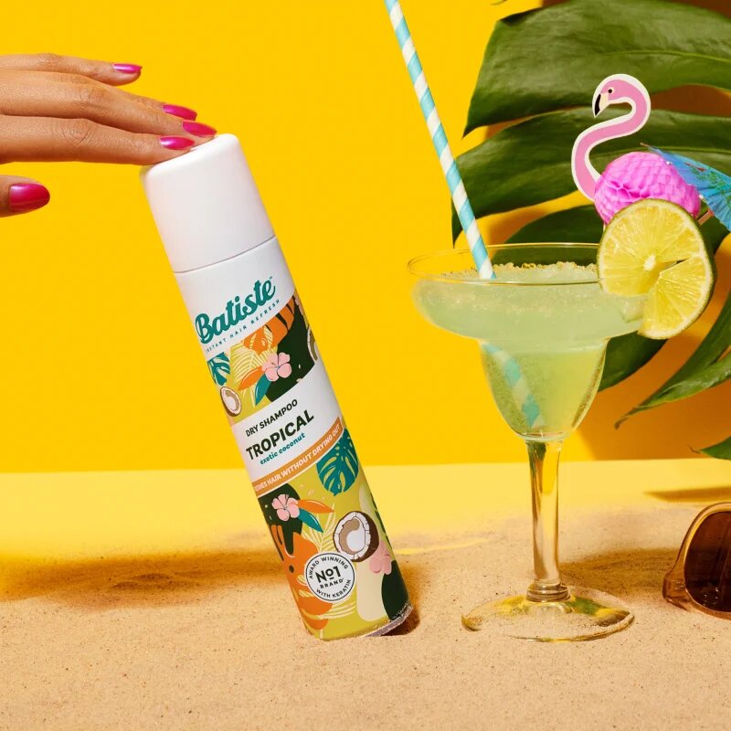 Batiste Tropical osvěžující suchý šampon 200 ml