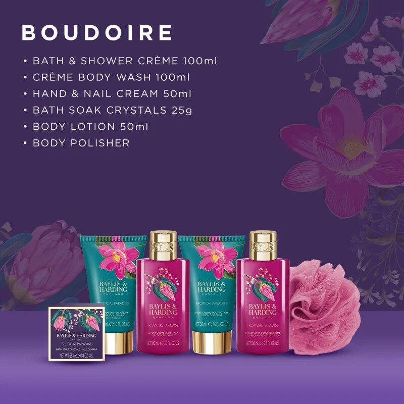 Baylis & Harding Boudoire Tropical Paradise dárková sada