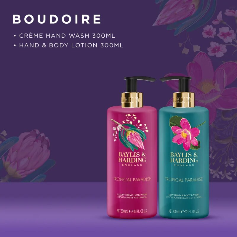 Baylis & Harding Boudoire Tropical Paradise dárková sada na ruce