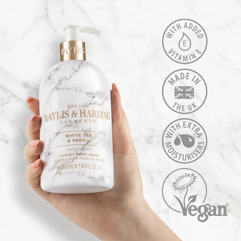 Baylis & Harding Elements White Tea & Neroli tekuté mýdlo na ruce 500 ml