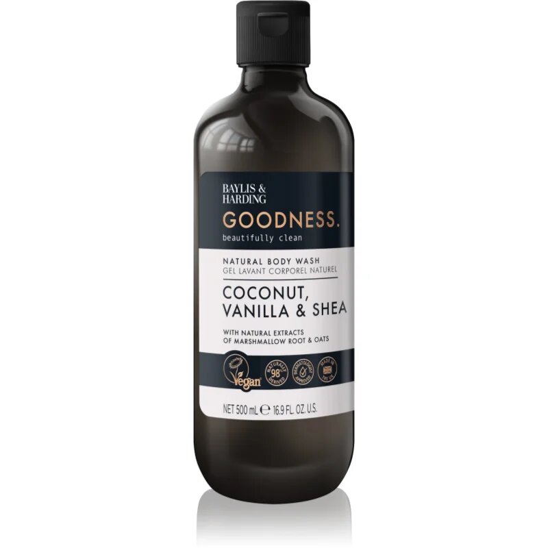 Baylis & Harding Goodness Coconut Vanilla & Shea přírodní sprchový gel 500 ml