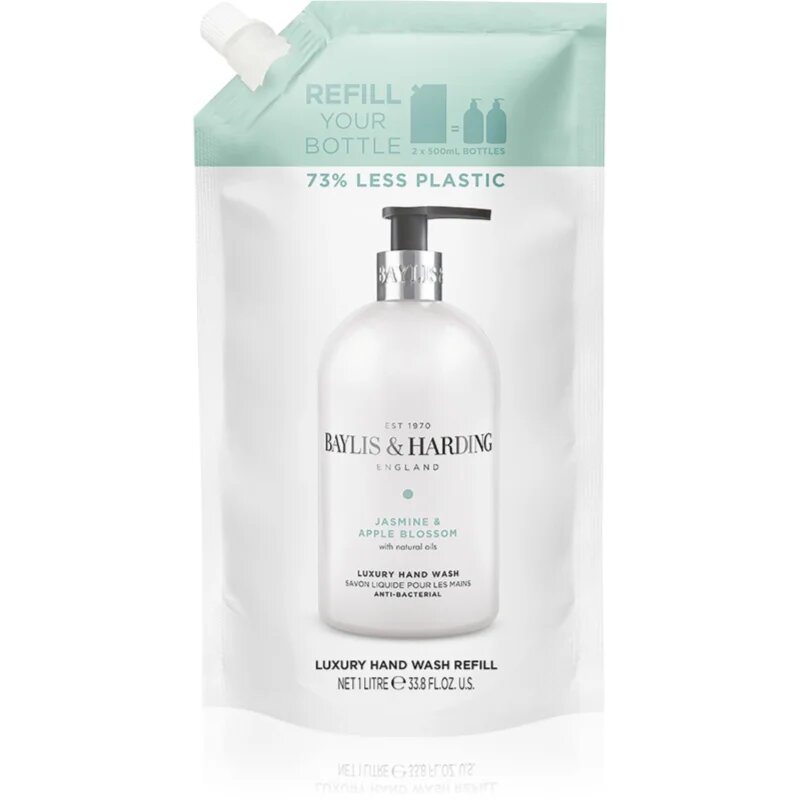 Baylis & Harding Jasmine & Apple Blossom tekuté mýdlo na ruce – náhradní náplň 1000 ml