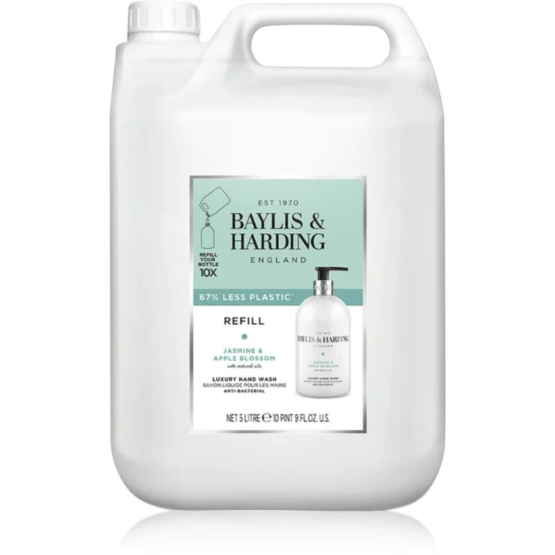 Baylis & Harding Jasmine & Apple Blossom tekuté mýdlo na ruce – náhradní náplň 5000 ml
