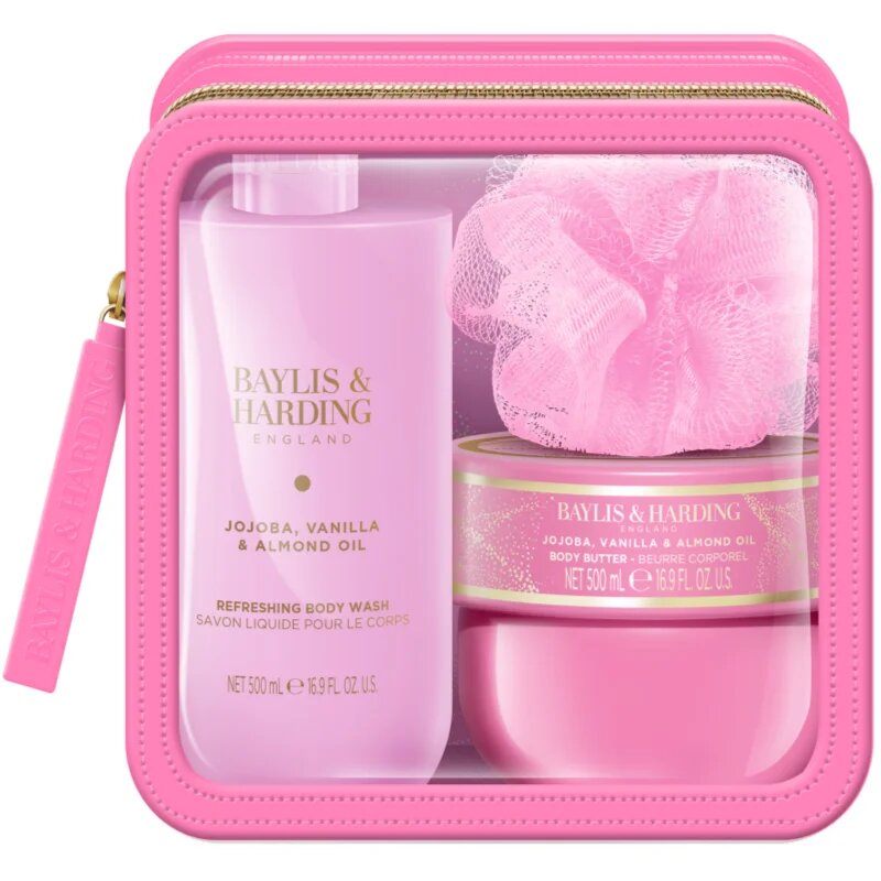 Baylis & Harding Jojoba Vanilla & Almond Oil dárková sada na cesty