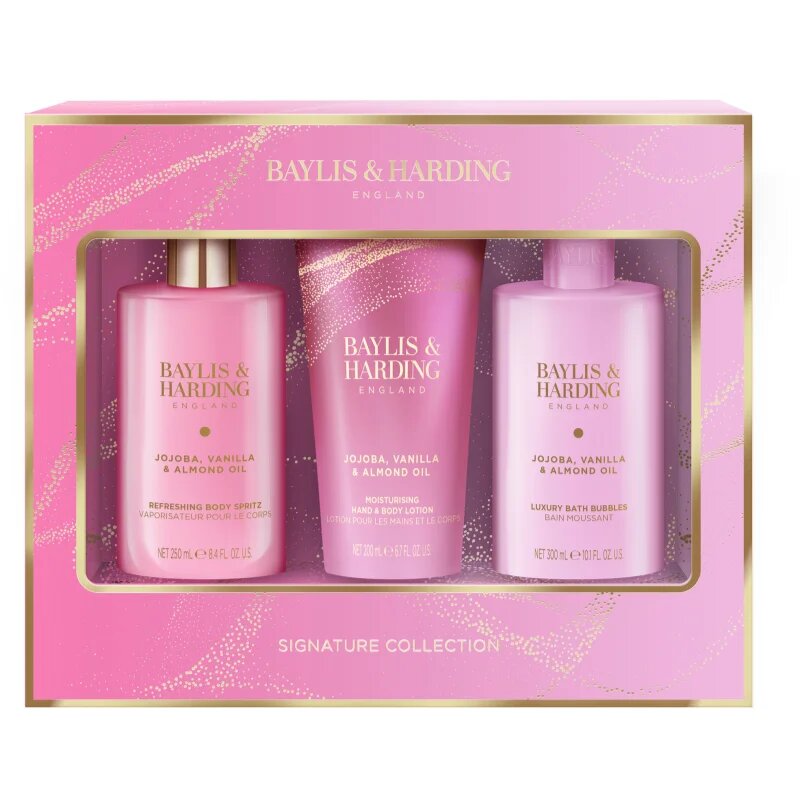 Baylis & Harding Jojoba Vanilla & Almond Oil dárková sada pro ženy s mandlovým olejem