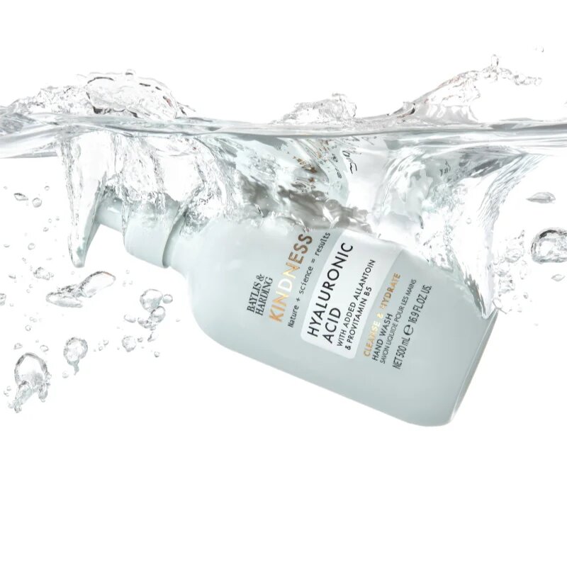 Baylis & Harding Kindness+ Hyaluronic Acid tekuté mýdlo na ruce s hydratačním účinkem vůně Pear & Neroli 500 ml
