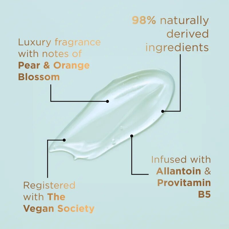 Baylis & Harding Kindness+ Hyaluronic Acid tekuté mýdlo na ruce s hydratačním účinkem vůně Pear & Neroli 500 ml
