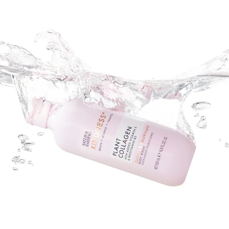 Baylis & Harding Kindness+ Plant Collagen revitalizační sprchový gel vůně Coconut Milk & Rose Water 500 ml