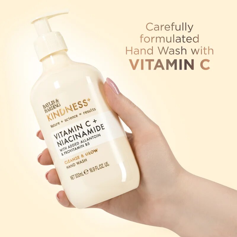 Baylis & Harding Kindness+ Vitamin C tekuté mýdlo na ruce vůně Orange & Mango 500 ml
