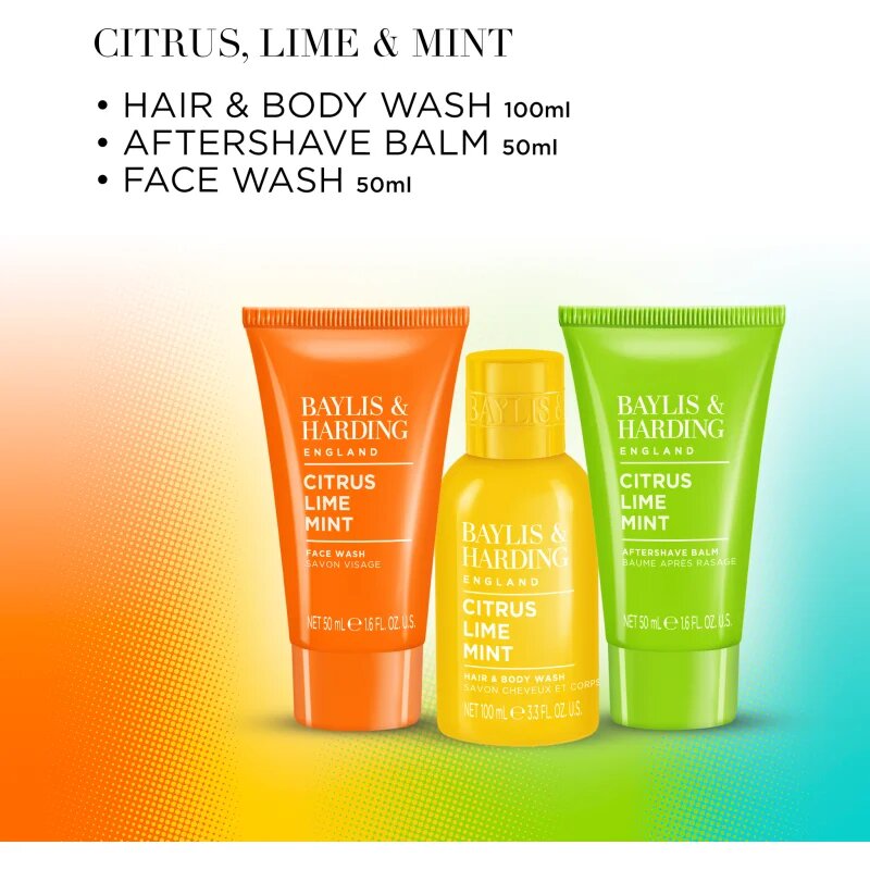 Baylis & Harding Men's Citrus Lime & Mint dárková sada pro muže