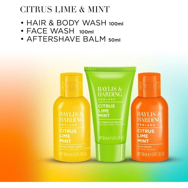 Baylis & Harding Men's Citrus Lime & Mint dárková sada pro muže