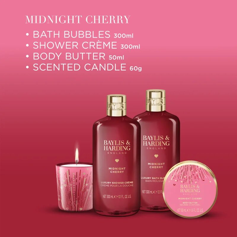 Baylis & Harding Midnight Cherry dárková sada