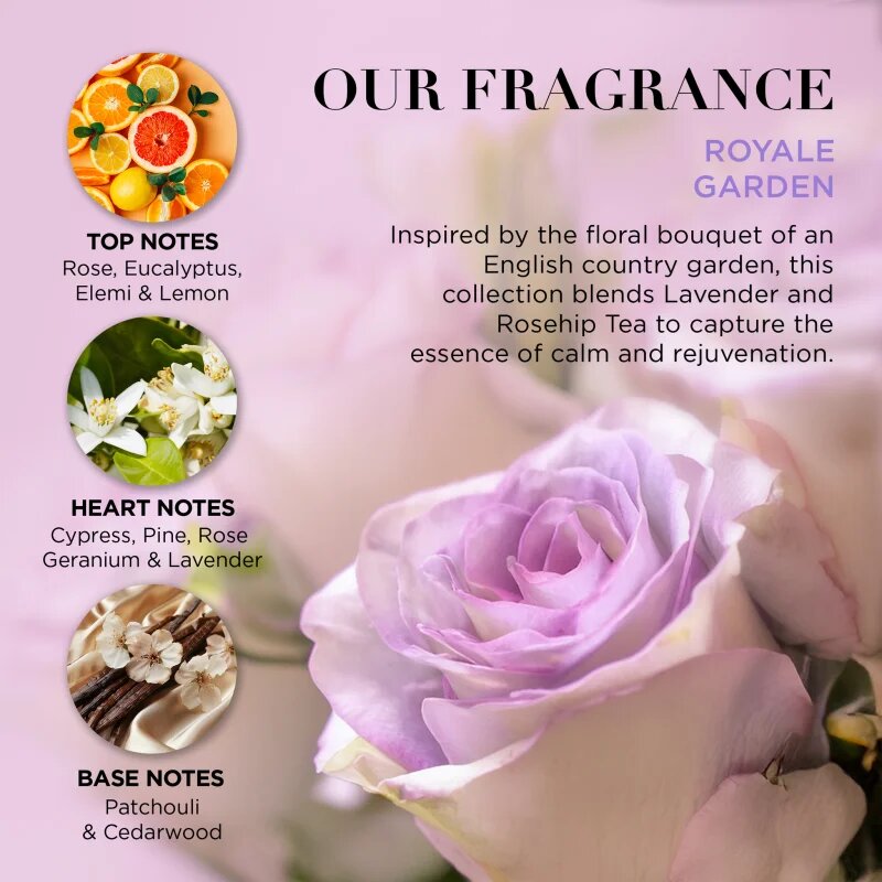 Baylis & Harding Royale Garden Lavender & Rose Hip Tea dárková sada na tělo a vlasy