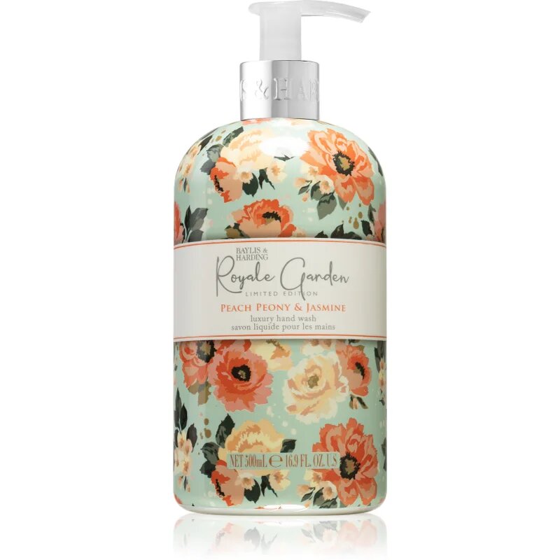 Baylis & Harding Royale Garden Peach Peony & Jasmine tekuté mýdlo na ruce 500 ml