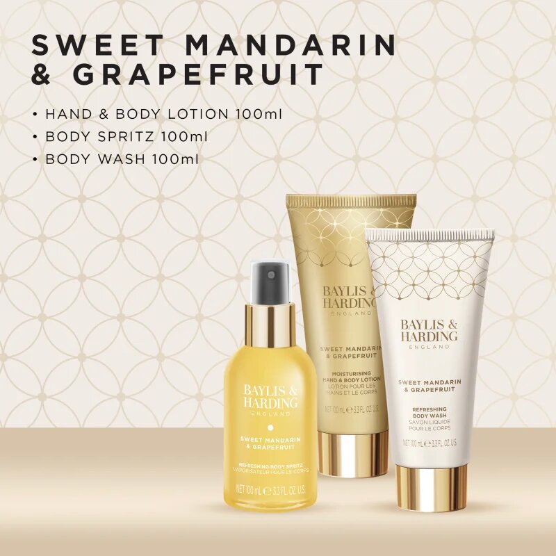 Baylis & Harding Sweet Mandarin & Grapefruit dárková sada kosmetická taštička
