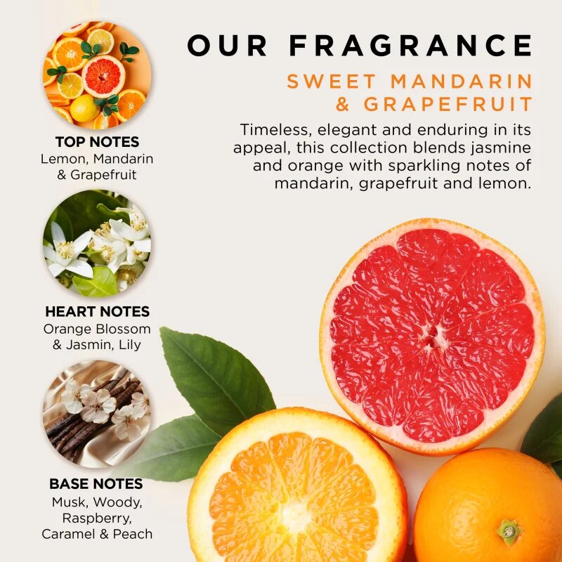 Baylis & Harding Sweet Mandarin & Grapefruit krémová pěna do koupele v dárkovém balení