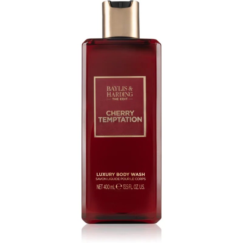 Baylis & Harding The Edit Cherry Temptation luxusní sprchový gel Cherry Jasmine & Sandalwood 400 ml