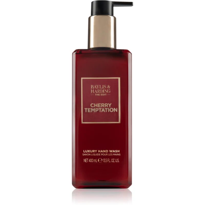 Baylis & Harding The Edit Cherry Temptation luxusní tekuté mýdlo Cherry Jasmine & Sandalwood 400 ml
