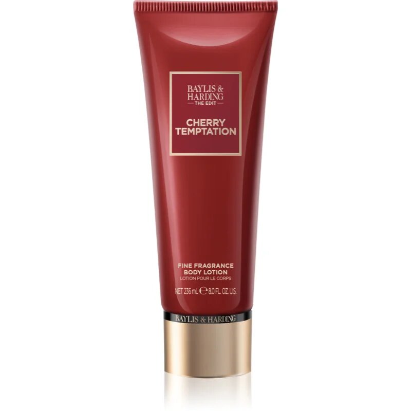 Baylis & Harding The Edit Cherry Temptation parfémované tělové mléko pro ženy Cherry Jasmin & Sandalwood 236 ml