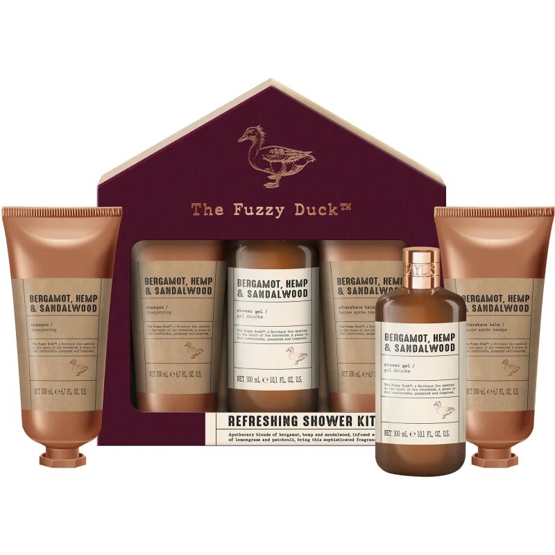 Baylis & Harding The Fuzzy Duck Bergamot Hemp & Sandalwood dárková sada pro muže