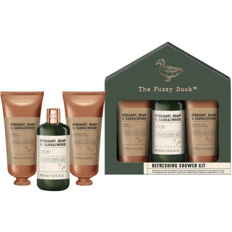 Baylis & Harding The Fuzzy Duck Bergamot Hemp & Sandalwood dárková sada pro muže