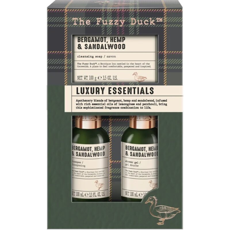 Baylis & Harding The Fuzzy Duck Bergamot Hemp & Sandalwood dárková sada pro muže