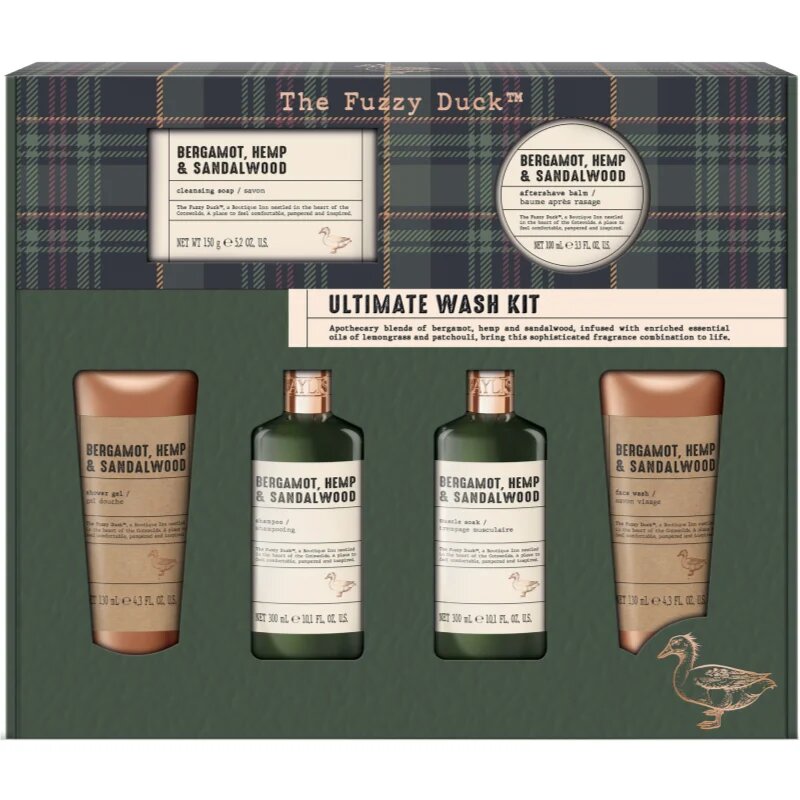 Baylis & Harding The Fuzzy Duck Bergamot Hemp & Sandalwood dárková sada pro muže