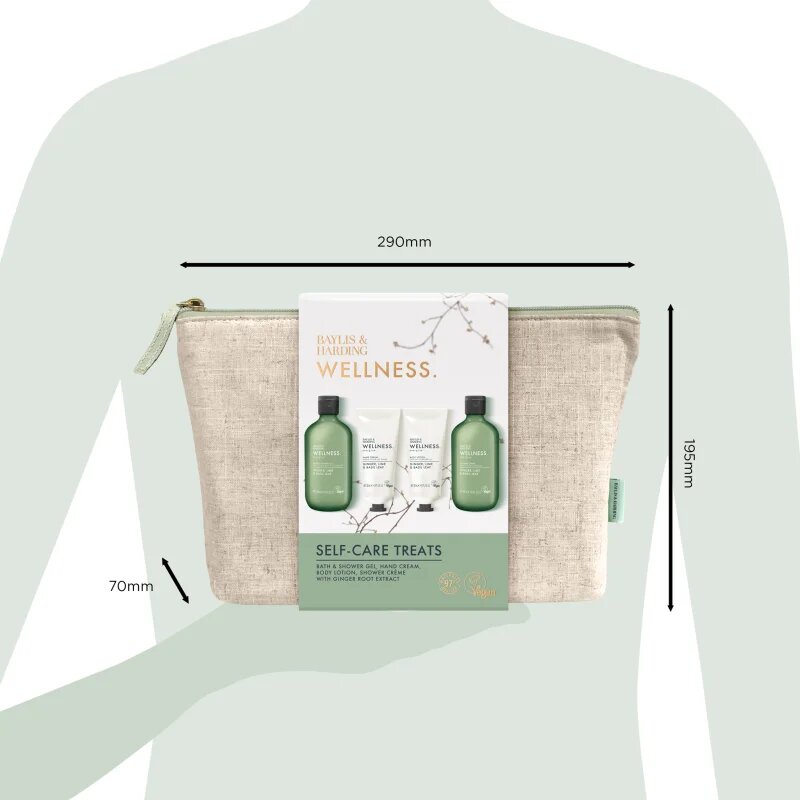 Baylis & Harding Wellness. Energise dárková sada na tělo Ginger Lime & Basil Leaf