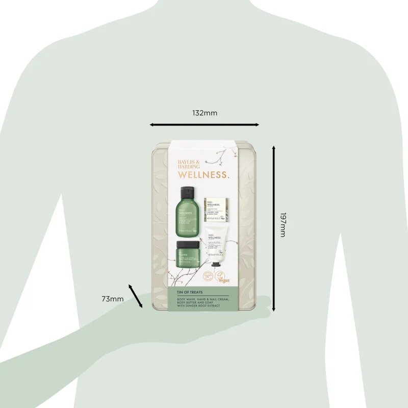 Baylis & Harding Wellness. Energise dárková sada na tělo Ginger Lime & Basil Leaf