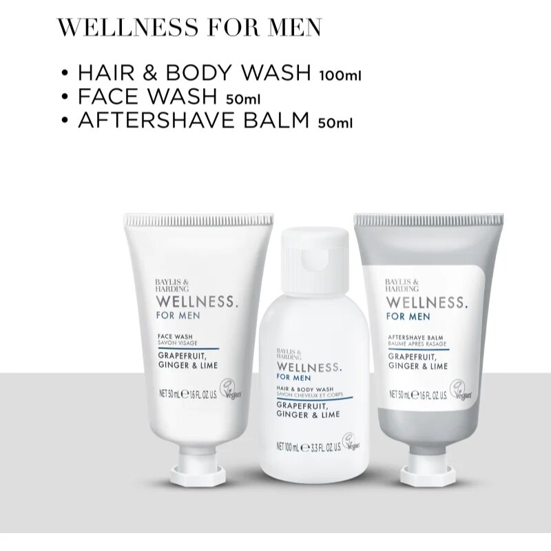 Baylis & Harding Wellness. For Men. Revive dárková sada pro muže vůně