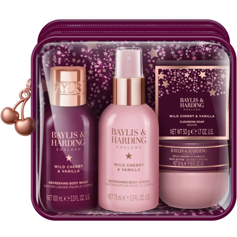 Baylis & Harding Wild Cherry & Vanilla dárková sada na cesty