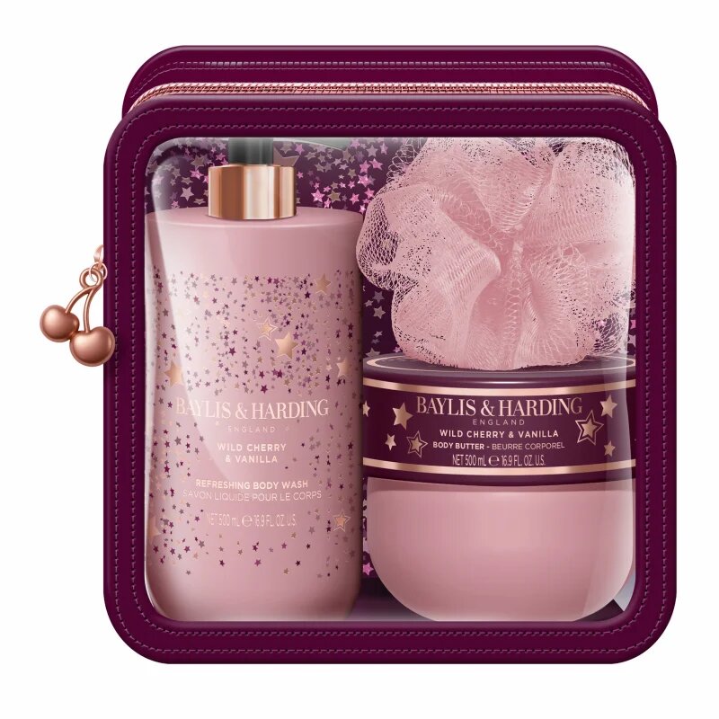 Baylis & Harding Wild Cherry & Vanilla dárková sada na cesty