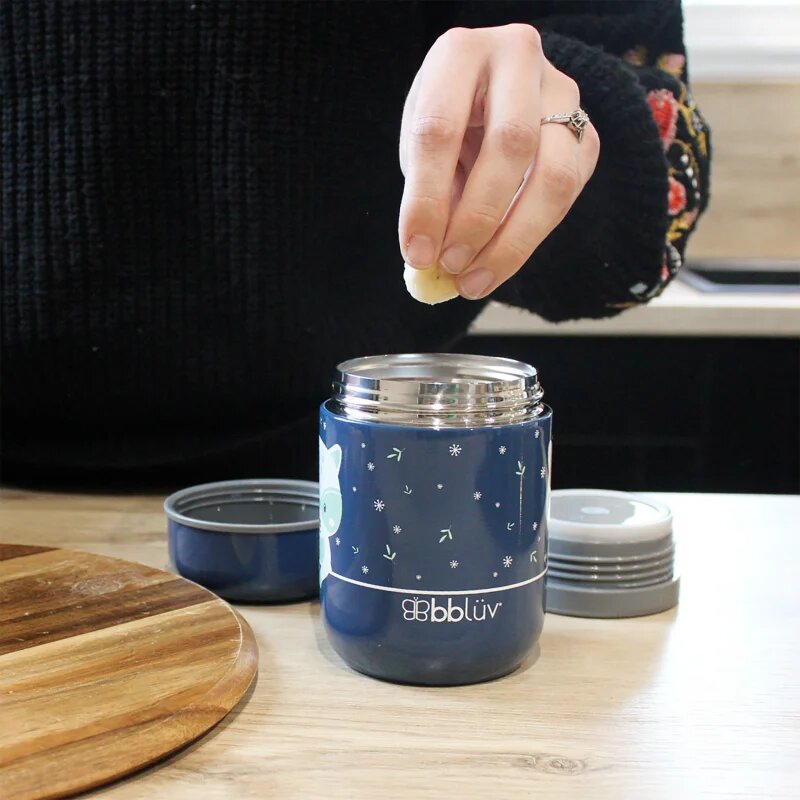 BBLÜV Foöd termobox Blue Racoon 300 ml