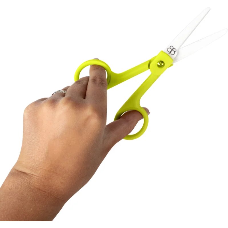 BBLÜV Küt keramické kuchyňské nůžky Lime 1 ks