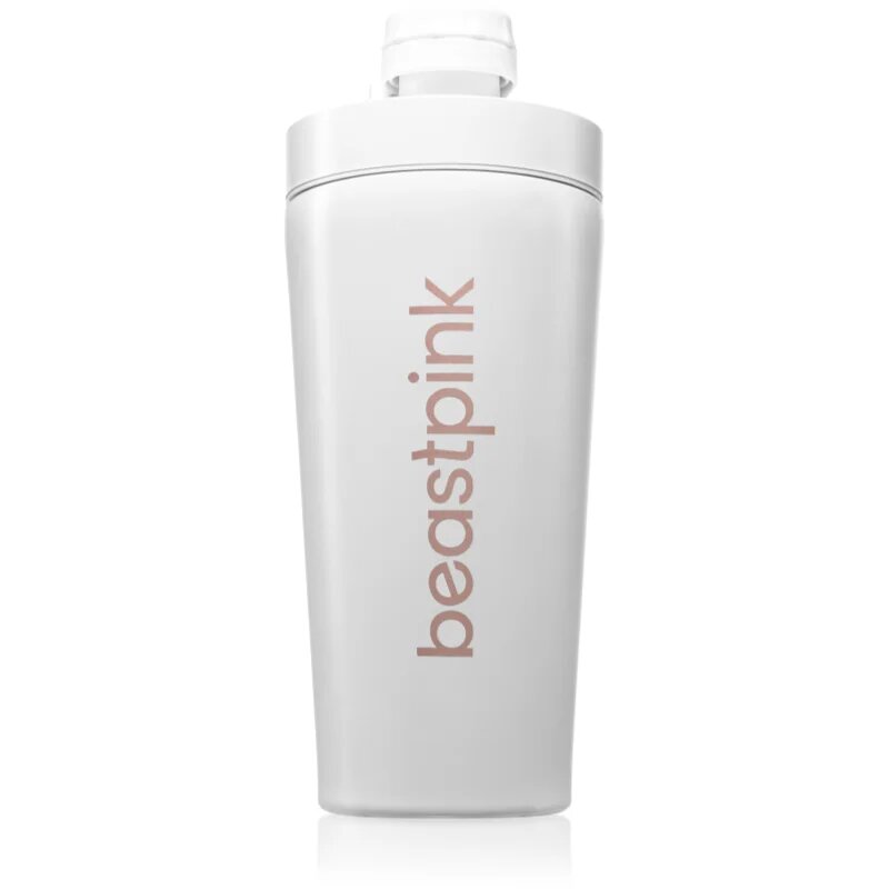 BeastPink Steel sportovní šejkr barva White 1 ks