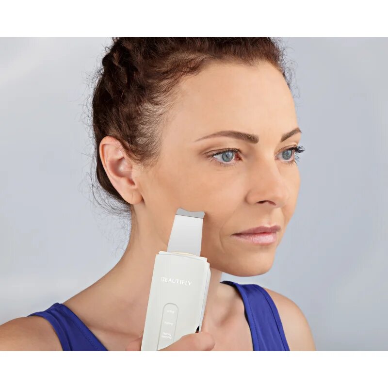 Beautifly B-Scrub Aqua Glow multifunkční ultrazvuková špachtle 1 ks