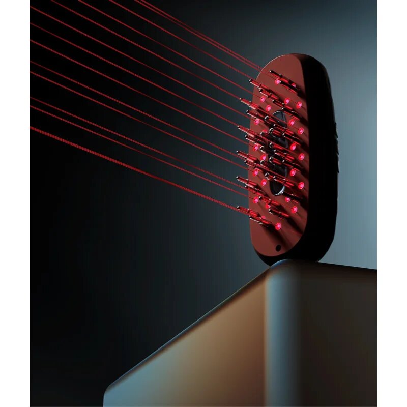 Beautifly LaserBoost Pro masážní přístroj pro stimulaci růstu vlasů s LED podsvícením Rose Gold 1 ks
