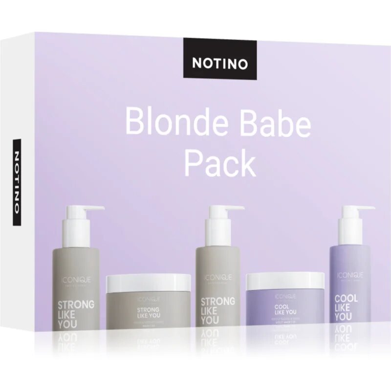 Beauty Discovery Box Notino Blonde Babe Pack (ICONIQUE Professional) sada pro ženy