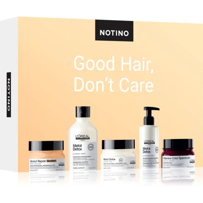 Beauty Discovery Box Notino Good Hair Don’t Care sada pro všechny typy vlasů