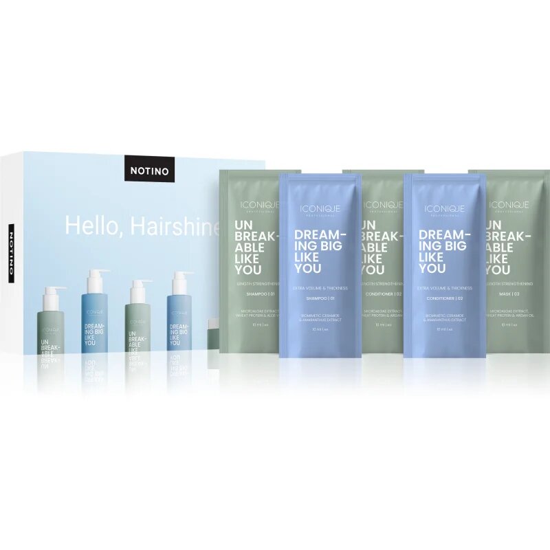 Beauty Discovery Box Notino Hello Hairshine! sada pro ženy