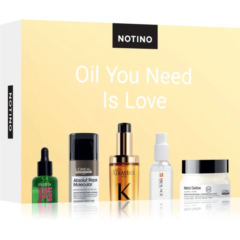 Beauty Discovery Box Notino Oil You Need Is Love sada pro všechny typy vlasů