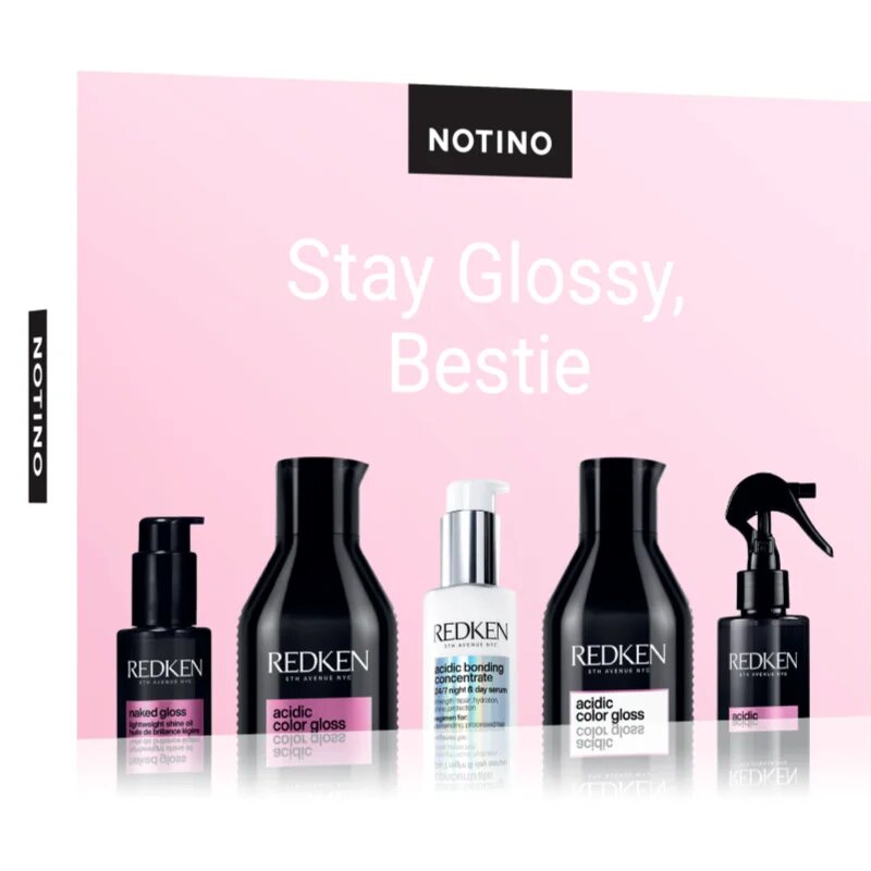 Beauty Discovery Box Notino Stay Glossy Bestie (Redken) sada pro všechny typy vlasů