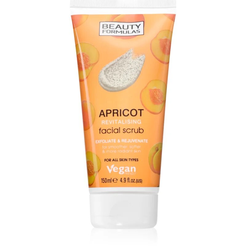 Beauty Formulas Apricot pleťový peeling 150 ml
