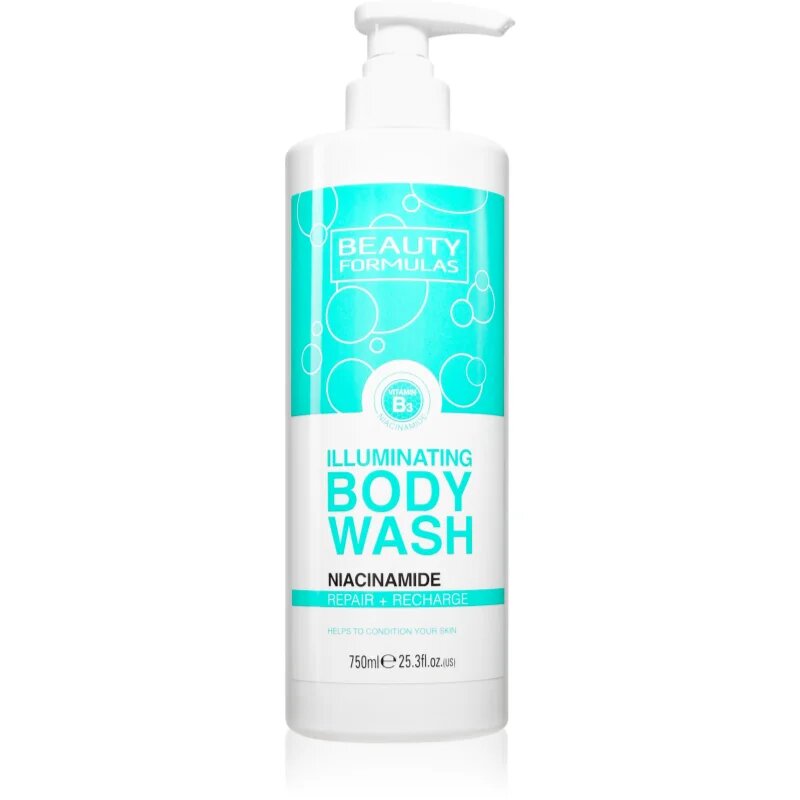 Beauty Formulas Niacinamide sprchový gel 750 ml